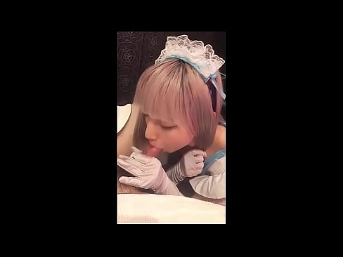 ❤️ Idol Japaneaidd [mayuka], gwisg morwyn Ffrengig, rhan 1, blowjob a jerk i ffwrdd gyda eli ️❌ Fideo porn wrthon ni